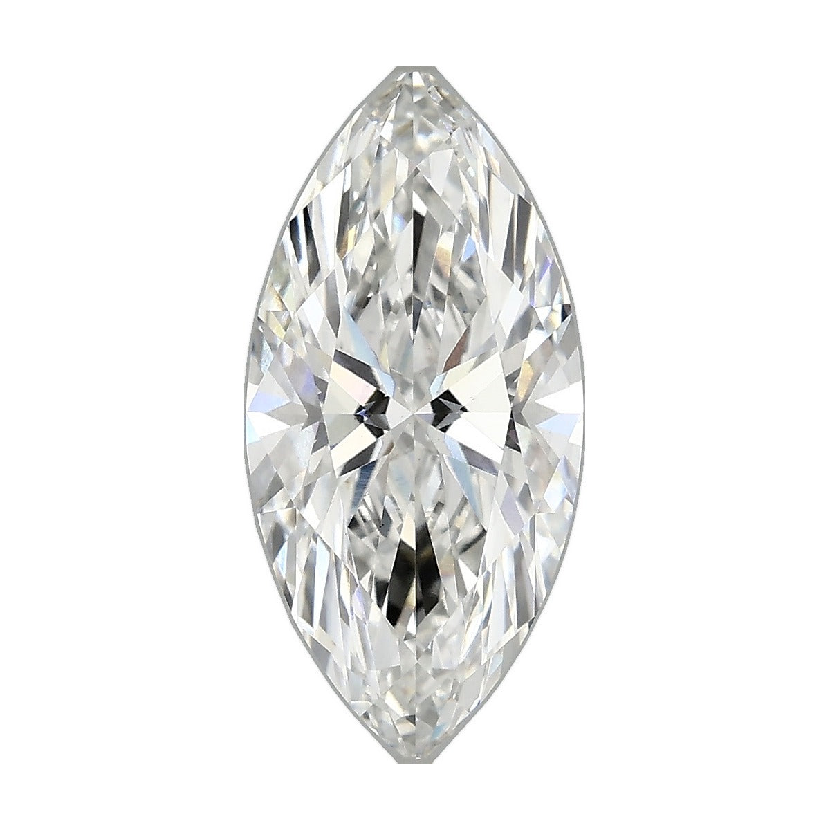 2.40 ct marquise lab-grown diamond, F color, VS1 clarity, IGI certified, still from its 360° video