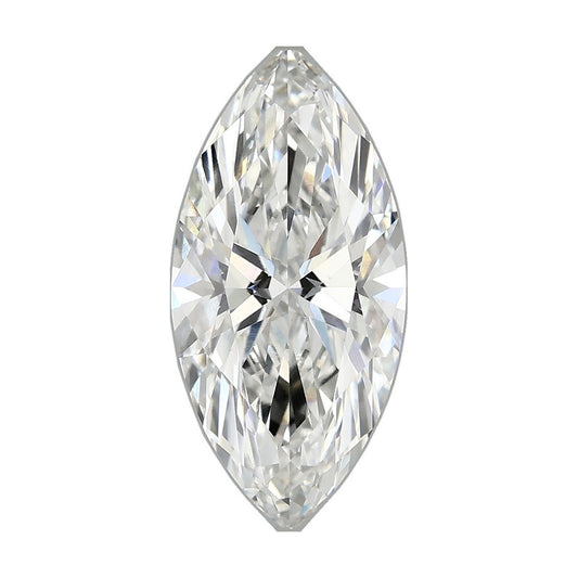 2.40 ct marquise lab-grown diamond, F color, VS1 clarity, IGI certified, still from its 360° video