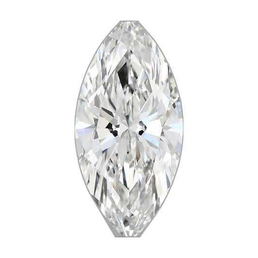 2.42 ct marquise lab-grown diamond, E color, VVS2 clarity, IGI certified, still from its 360° video