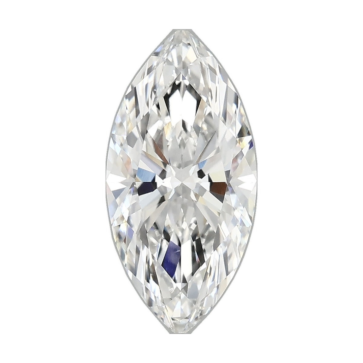 2.43 ct marquise lab-grown diamond, D color, VS1 clarity, IGI certified, still from its 360° video