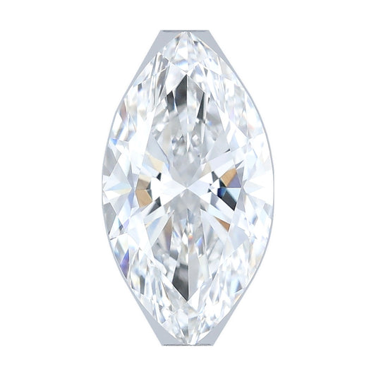 2.43 ct marquise lab-grown diamond, E color, VVS2 clarity, IGI certified, still from its 360° video