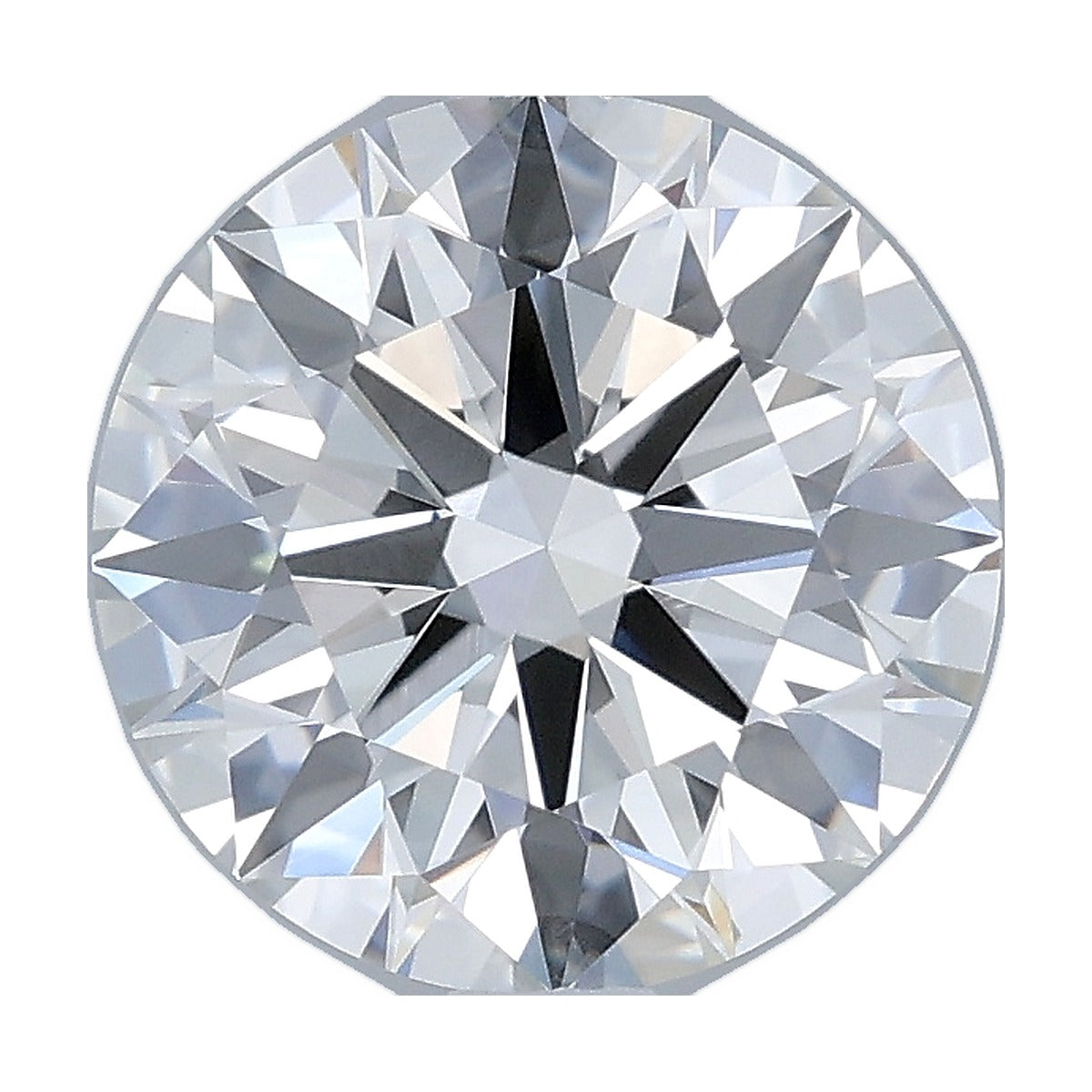 2.44 ct round lab-grown diamond, G color, VVS1 clarity, IGI certified, still from its 360° video