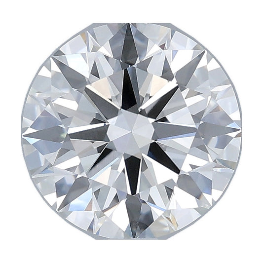 2.44 ct round lab-grown diamond, G color, VVS1 clarity, IGI certified, still from its 360° video