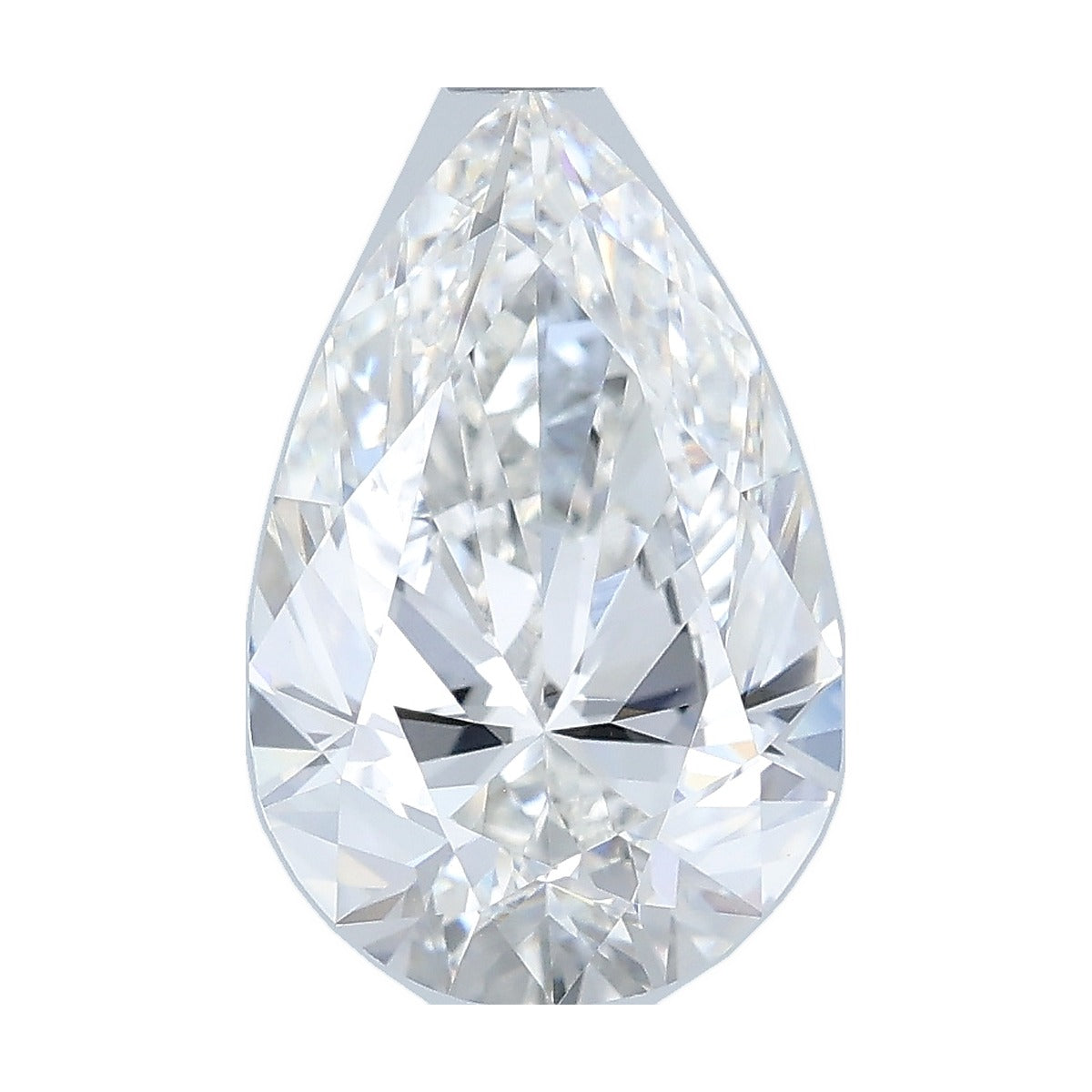 2.45 ct pear lab-grown diamond, F color, VVS2 clarity, IGI certified, still from its 360° video
