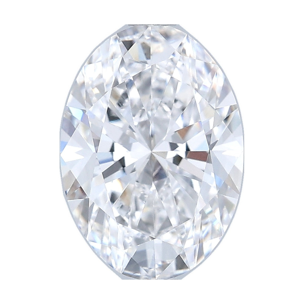 2.47 ct oval lab-grown diamond, D color, VVS2 clarity, GIA certified, still from its 360° video
