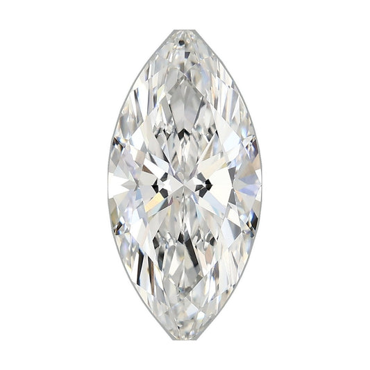 2.48 ct marquise lab-grown diamond, E color, VS1 clarity, IGI certified, still from its 360° video