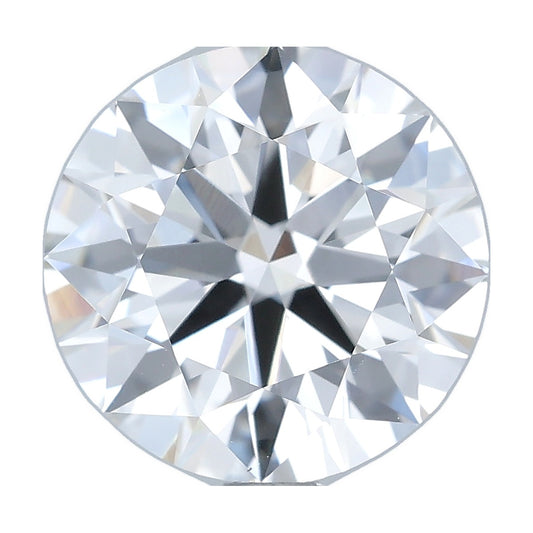 2.49 ct round lab-grown diamond, F color, VS1 clarity, IGI certified, still from its 360° video