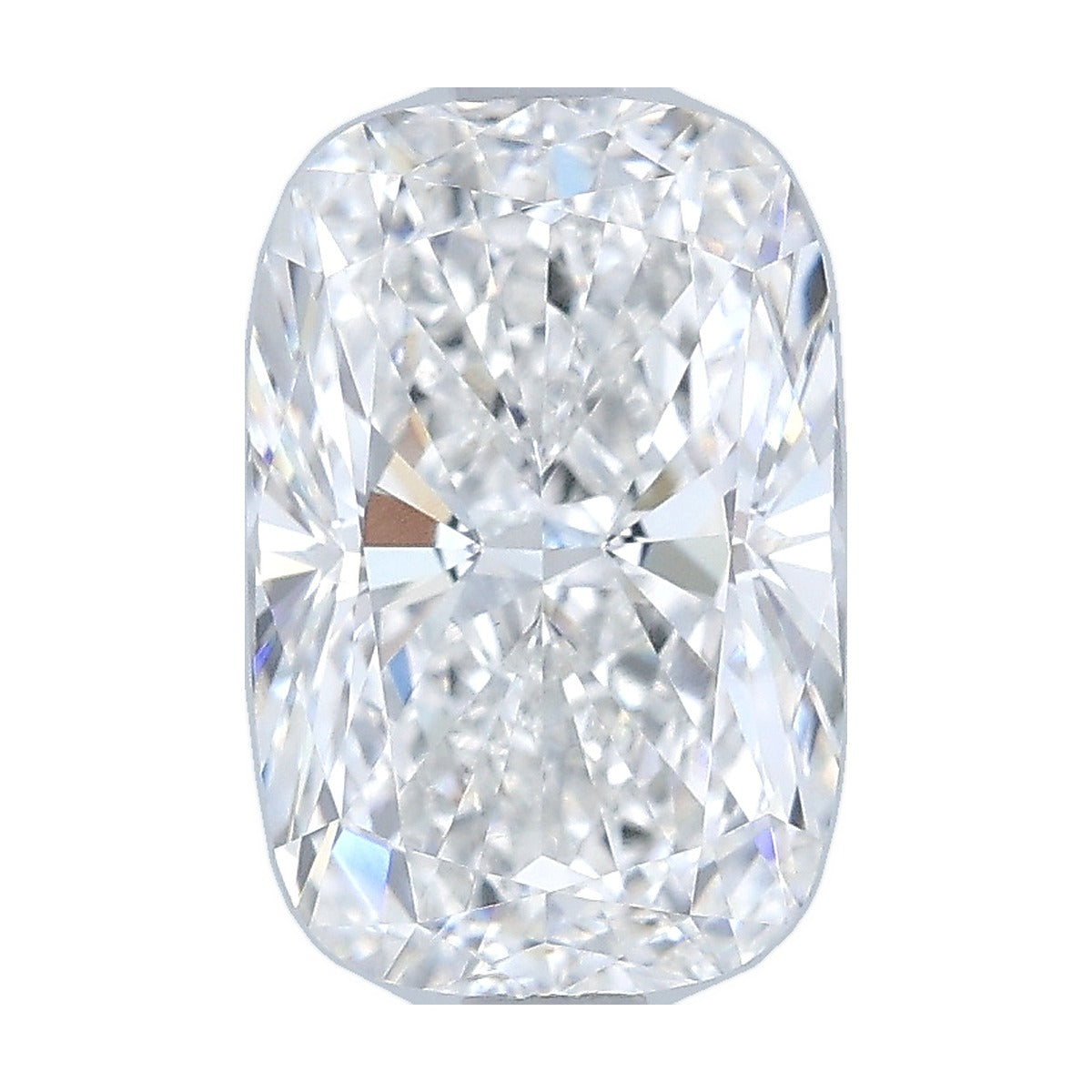 2.50 ct elongated cushion lab-grown diamond, F color, VS1 clarity, GIA certified, still from its 360° video