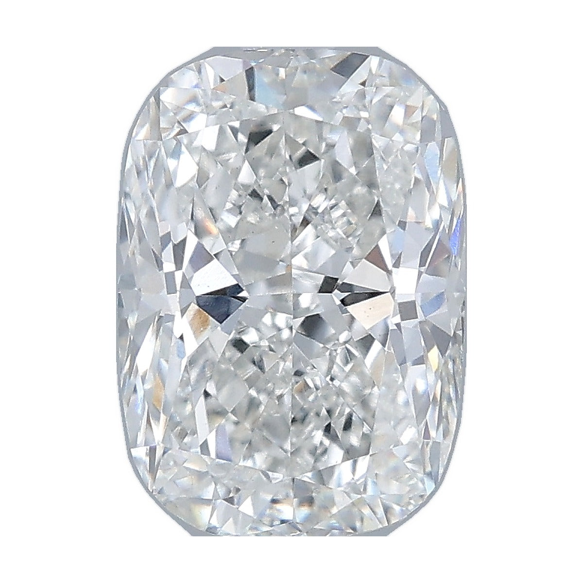 2.50 ct elongated cushion lab-grown diamond, F color, VS1 clarity, IGI certified, still from its 360° video