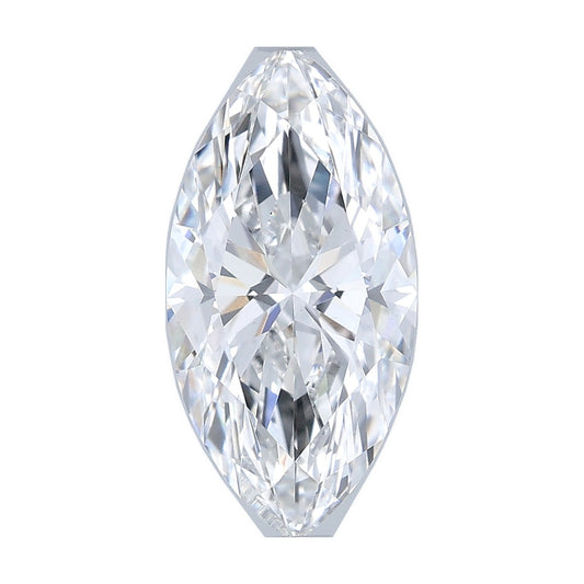 2.50 ct marquise lab-grown diamond, E color, VS1 clarity, IGI certified, still from its 360° video