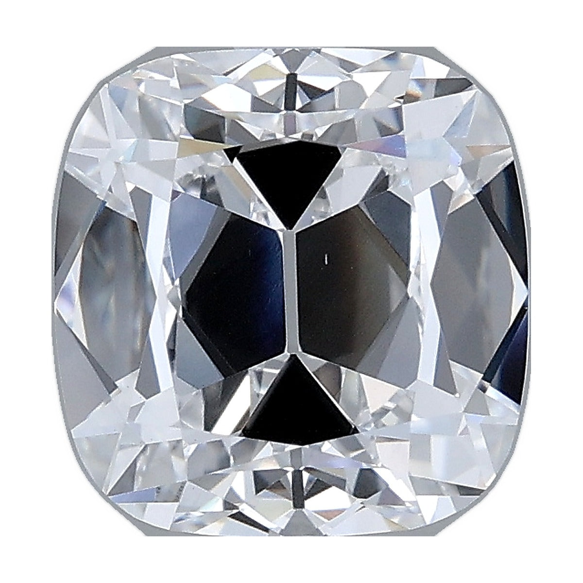 2.50 ct old mine cushion lab-grown diamond, D color, VVS2 clarity, IGI certified, still from its 360° video
