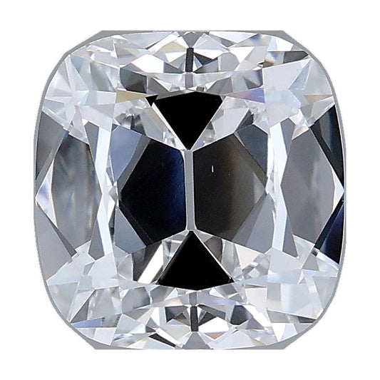 2.50 ct old mine cushion lab-grown diamond, D color, VVS2 clarity, IGI certified, still from its 360° video