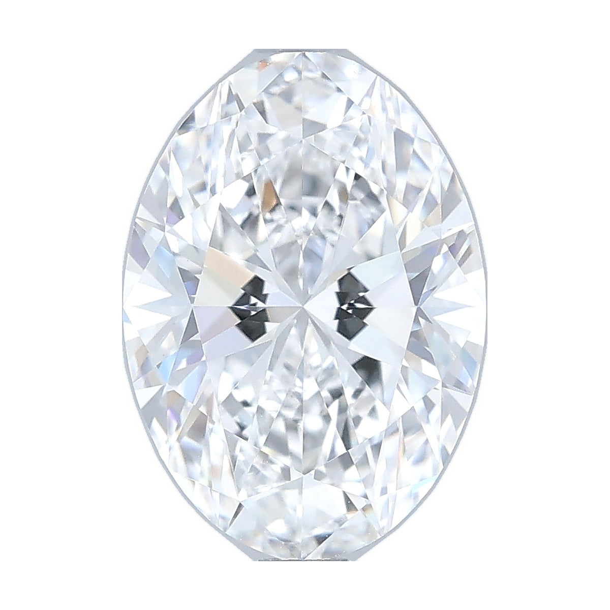 2.50 ct oval lab-grown diamond, D color, VVS2 clarity, IGI certified, still from its 360° video