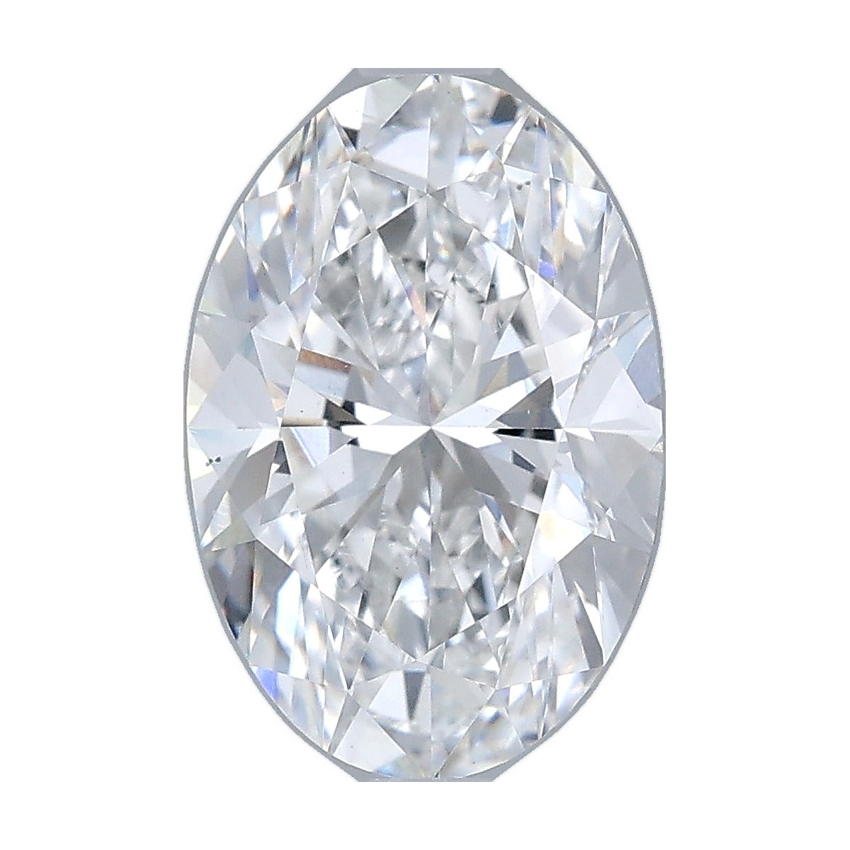 2.50 ct oval lab-grown diamond, E color, VS2 clarity, IGI certified, still from its 360° video