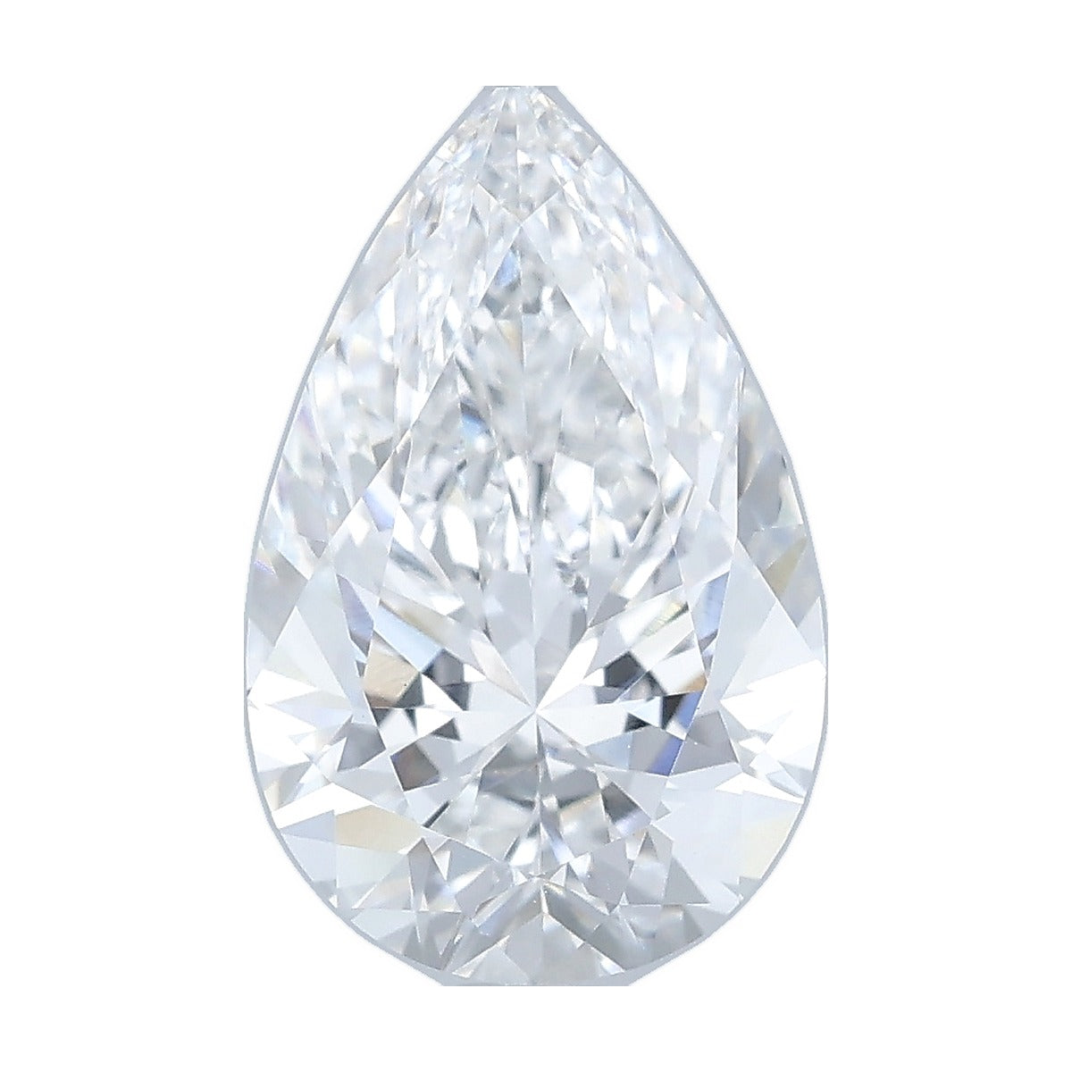 2.50 ct pear lab-grown diamond, D color, VVS2 clarity, IGI certified, still from its 360° video