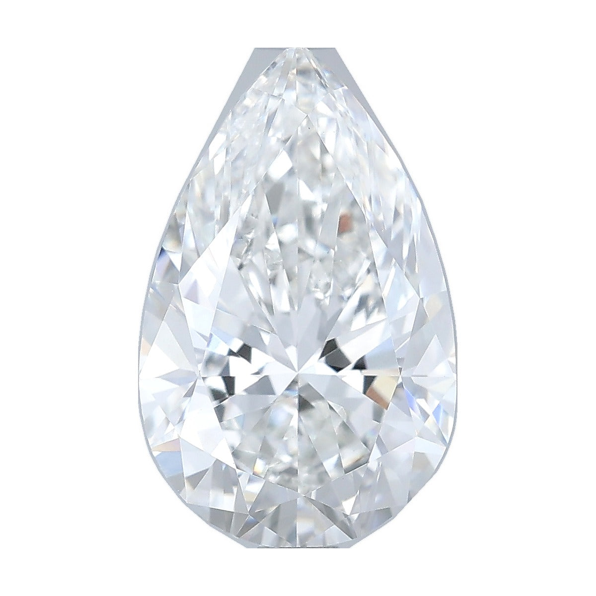 2.50 ct pear lab-grown diamond, E color, VVS2 clarity, IGI certified, still from its 360° video
