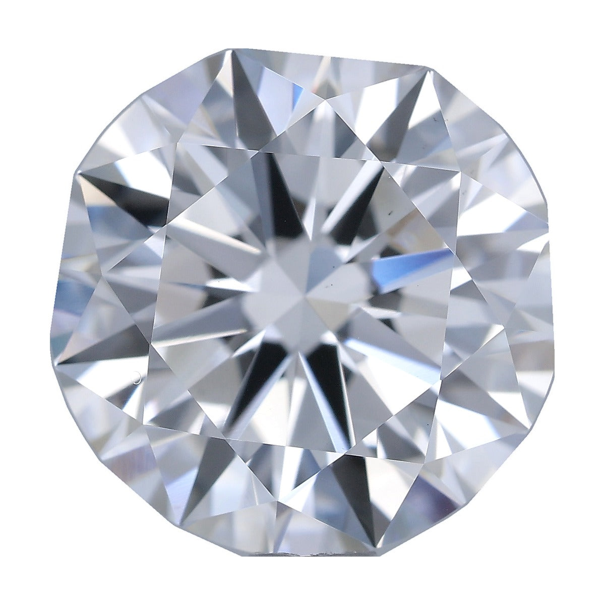 2.50 ct round lab-grown diamond, E color, VS1 clarity, IGI certified, still from its 360° video