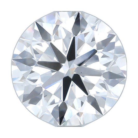 2.50 ct round lab-grown diamond, E color, VS1 clarity, IGI certified, still from its 360° video