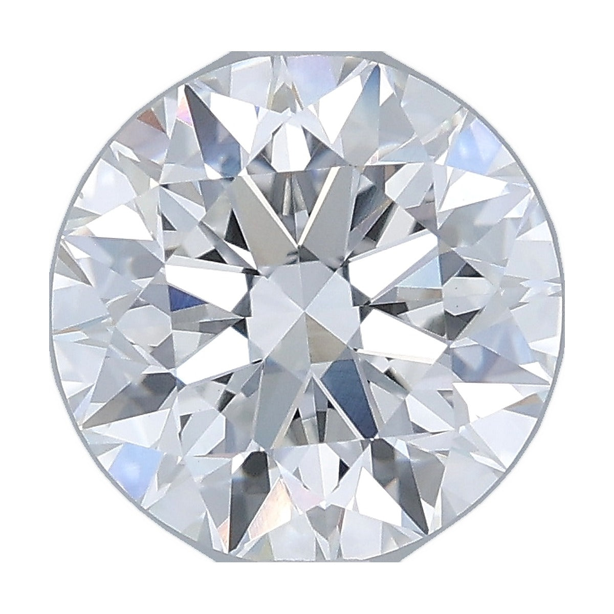 2.50 ct round lab-grown diamond, E color, VS1 clarity, IGI certified, still from its 360° video