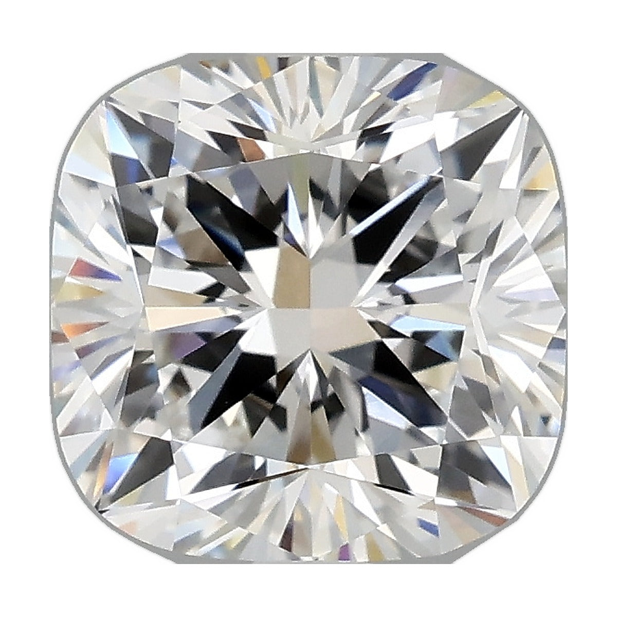 2.51 ct cushion lab-grown diamond, D color, VVS2 clarity, IGI certified, still from its 360° video
