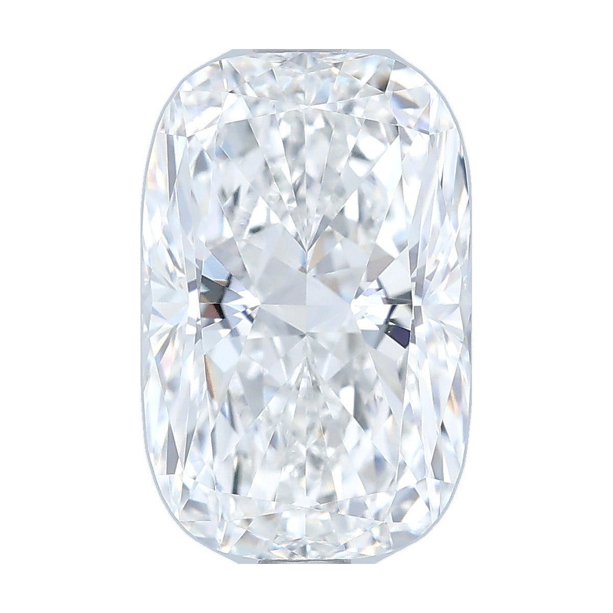 2.51 ct elongated cushion lab-grown diamond, E color, VVS2 clarity, IGI certified, still from its 360° video