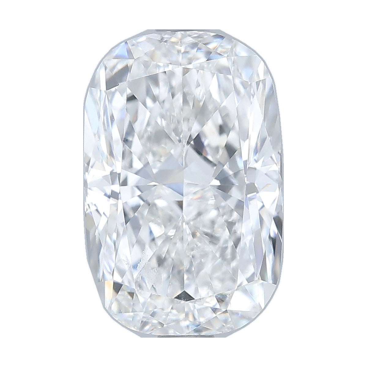 2.51 ct elongated cushion lab-grown diamond, E color, VVS2 clarity, IGI certified, still from its 360° video