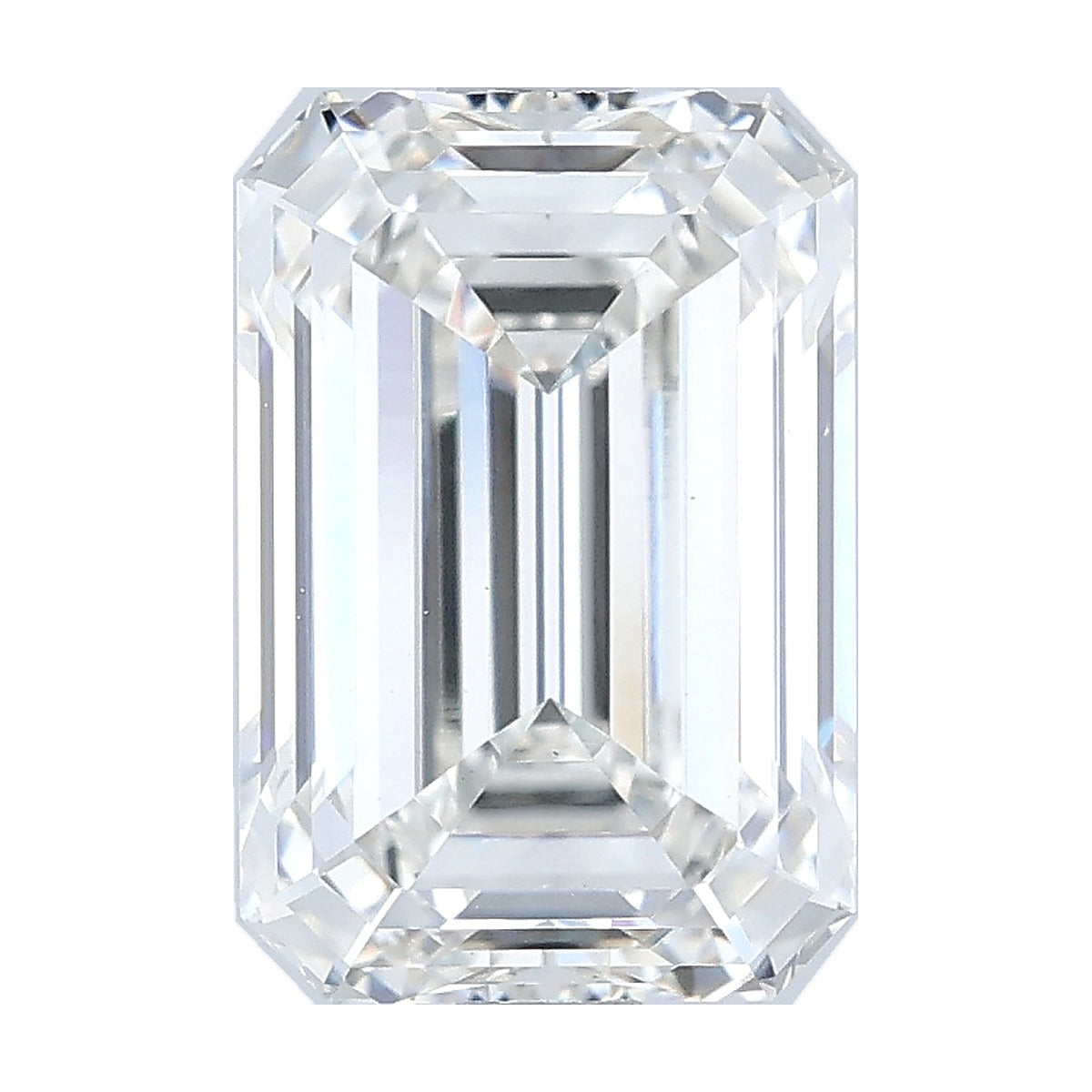 2.51 ct emerald lab-grown diamond, G color, VS1 clarity, IGI certified, still from its 360° video