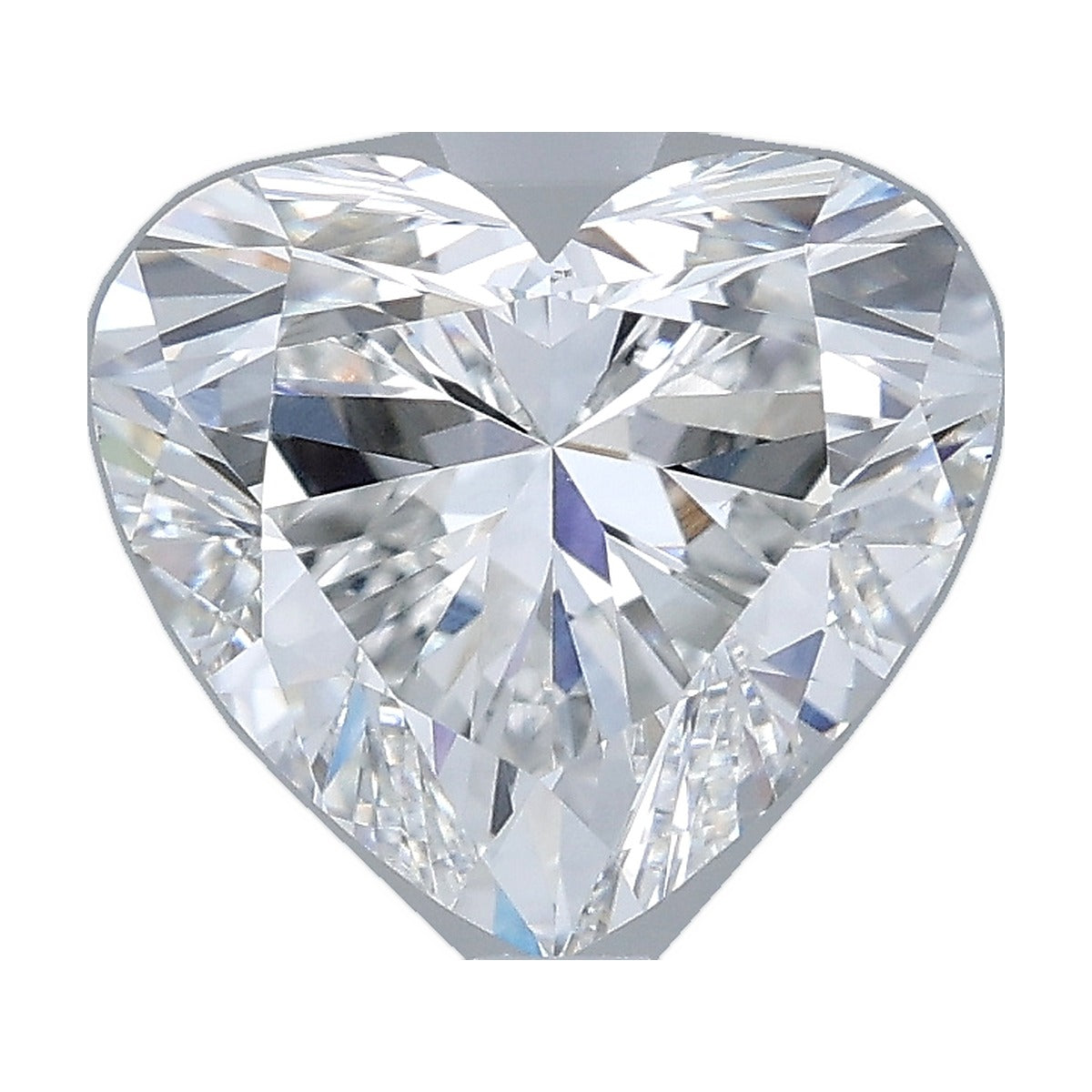 2.51 ct heart lab-grown diamond, F color, VS1 clarity, IGI certified, still from its 360° video