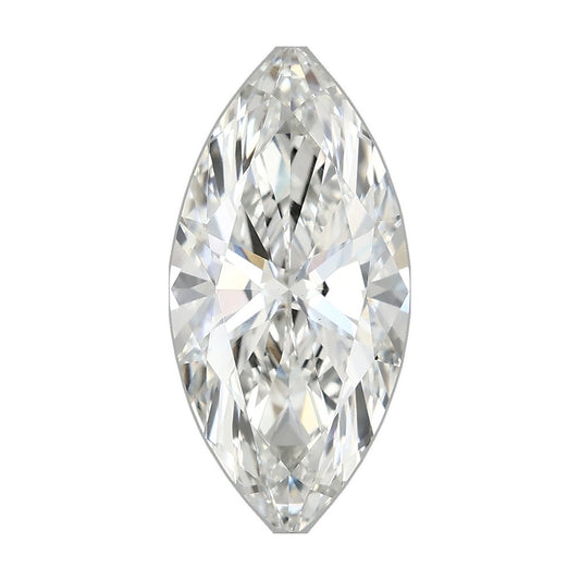 2.51 ct marquise lab-grown diamond, F color, VS1 clarity, IGI certified, still from its 360° video