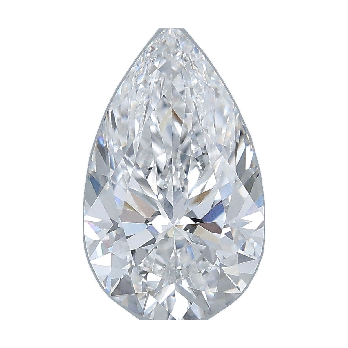 2.51 ct pear lab-grown diamond, D color, VVS1 clarity, IGI certified, still from its 360° video