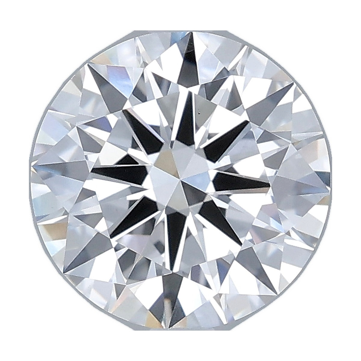 2.51 ct round lab-grown diamond, D color, VS1 clarity, IGI certified, still from its 360° video