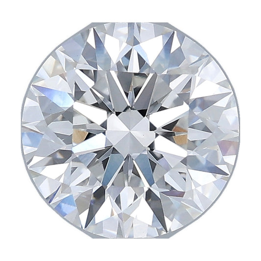 2.51 ct round lab-grown diamond, E color, VS1 clarity, IGI certified, still from its 360° video