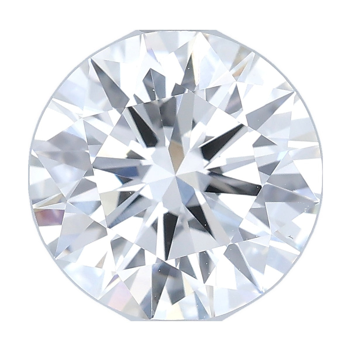 2.51 ct round lab-grown diamond, F color, VVS2 clarity, IGI certified, still from its 360° video