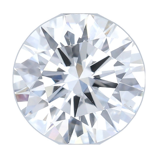 2.51 ct round lab-grown diamond, F color, VVS2 clarity, IGI certified, still from its 360° video