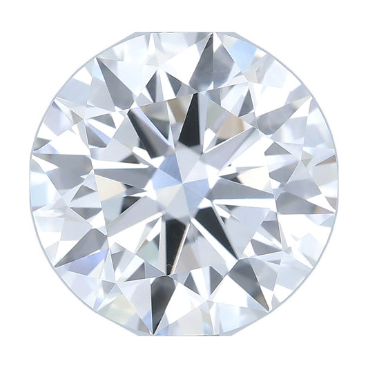 2.51 ct round lab-grown diamond, F color, VVS2 clarity, IGI certified, still from its 360° video