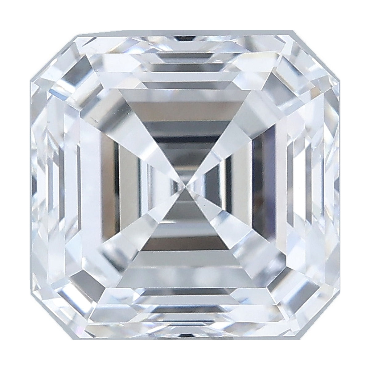 2.52 ct asscher lab-grown diamond, D color, VVS2 clarity, IGI certified, still from its 360° video