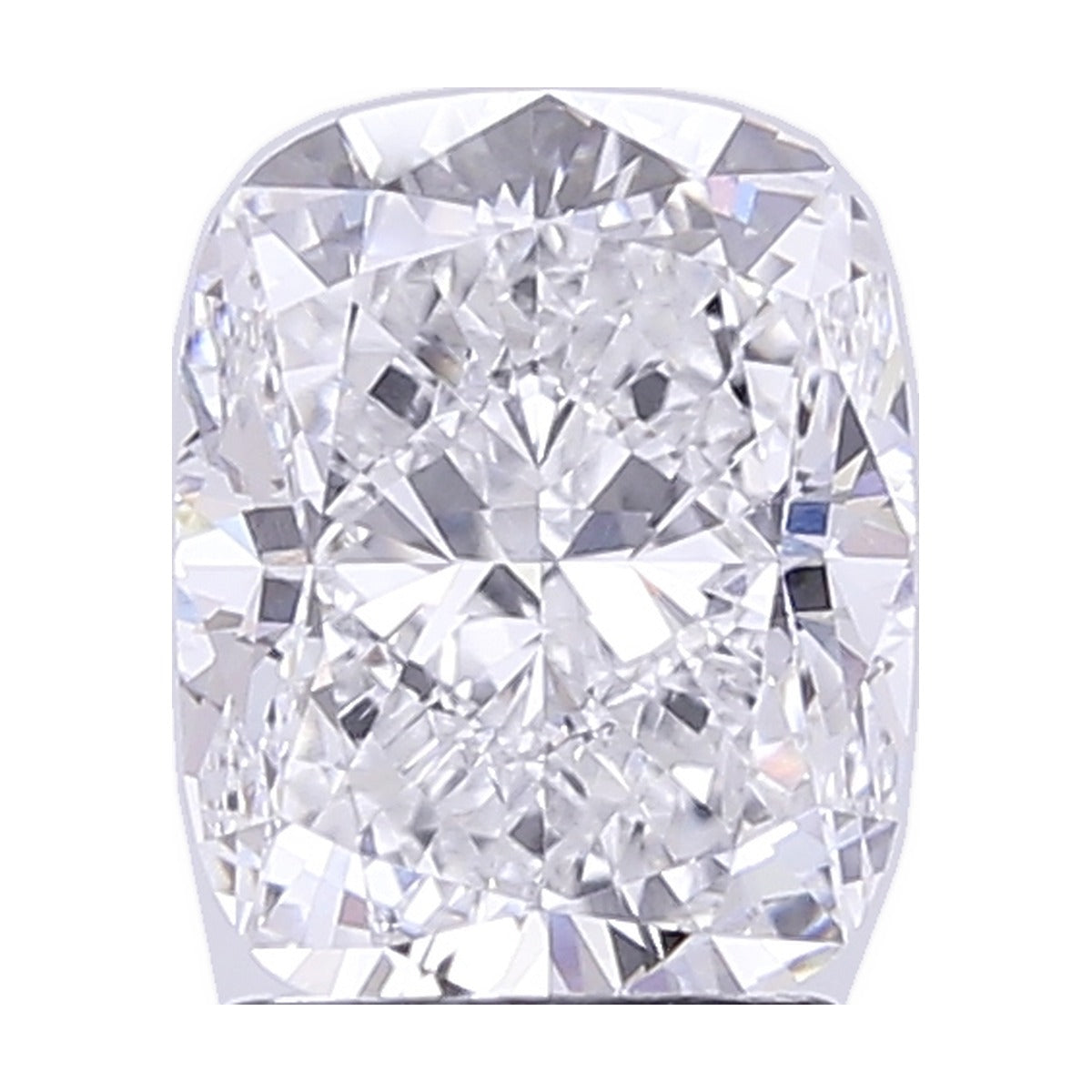 2.52 ct elongated cushion lab-grown diamond, D color, VVS2 clarity, IGI certified, still from its 360° video