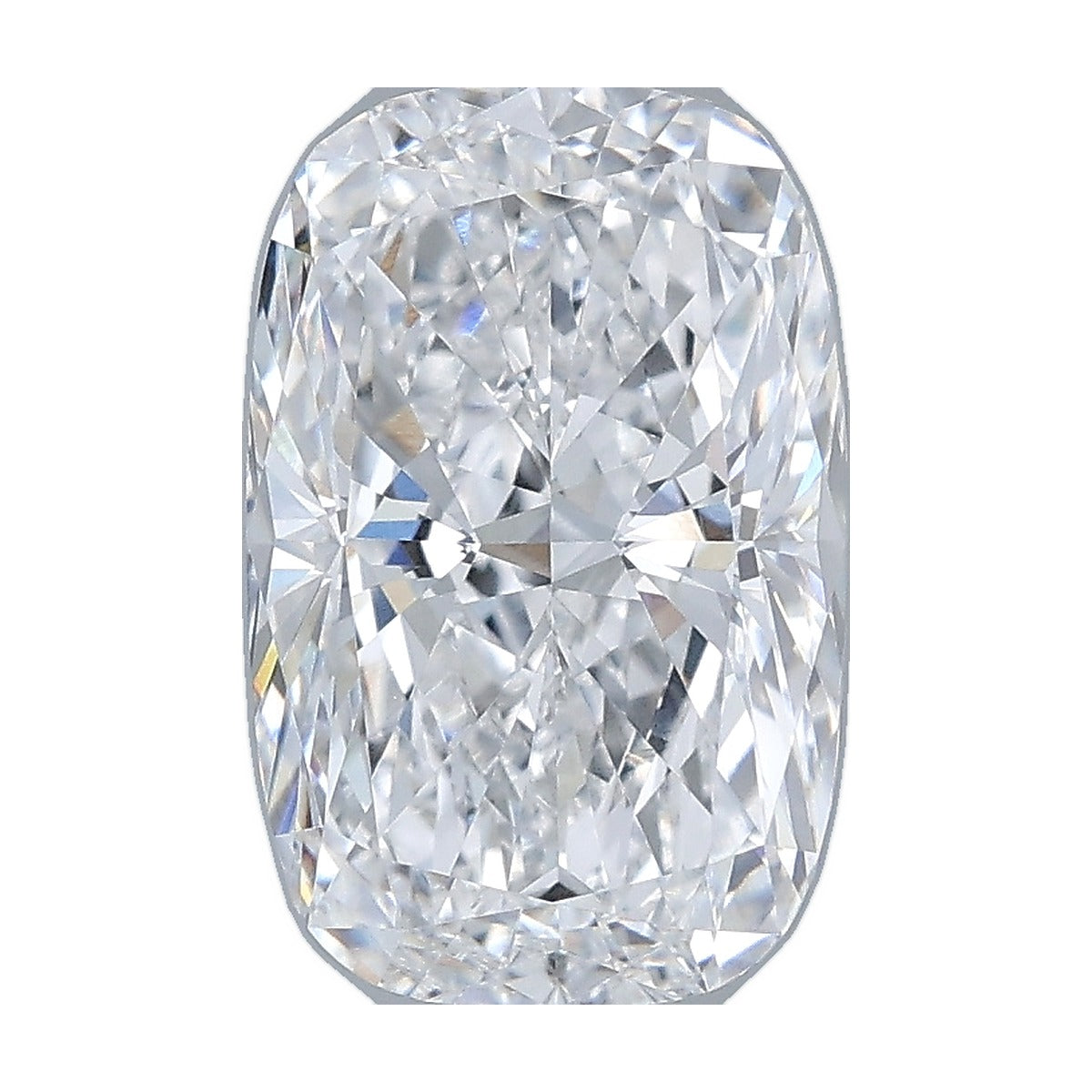 2.52 ct elongated cushion lab-grown diamond, D color, VVS2 clarity, IGI certified, still from its 360° video