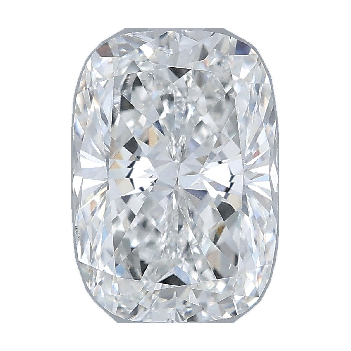 2.52 ct elongated cushion lab-grown diamond, E color, VS1 clarity, IGI certified, still from its 360° video