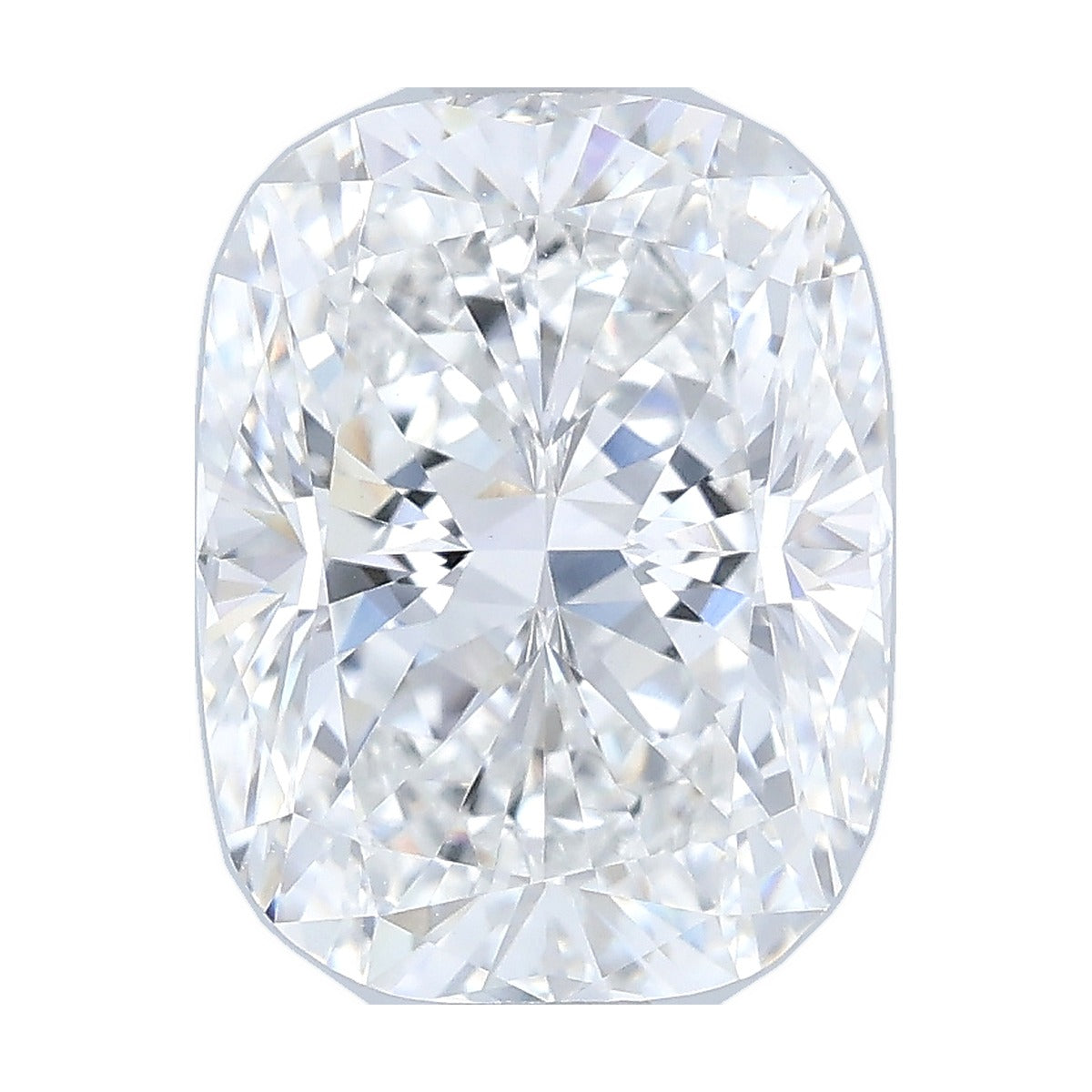 2.52 ct elongated cushion lab-grown diamond, E color, VVS2 clarity, IGI certified, still from its 360° video