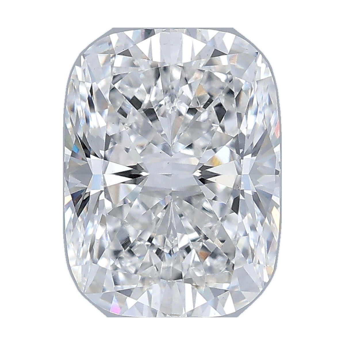 2.52 ct elongated cushion lab-grown diamond, F color, VVS2 clarity, IGI certified, still from its 360° video