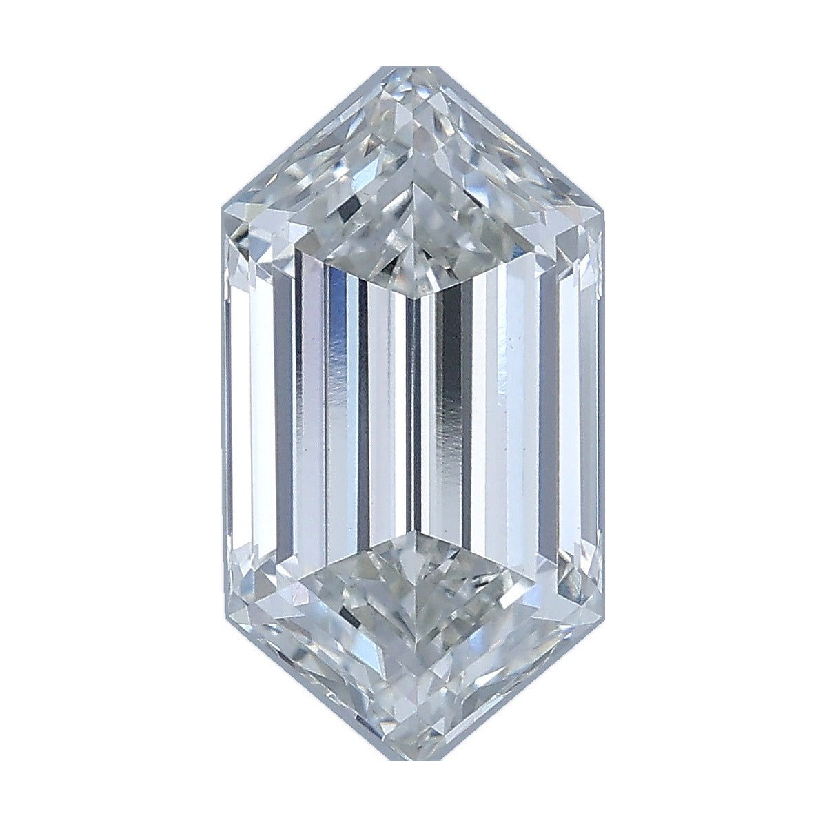 2.52 ct elongated hexagon lab-grown diamond, G color, VVS2 clarity, IGI certified, still from its 360° video