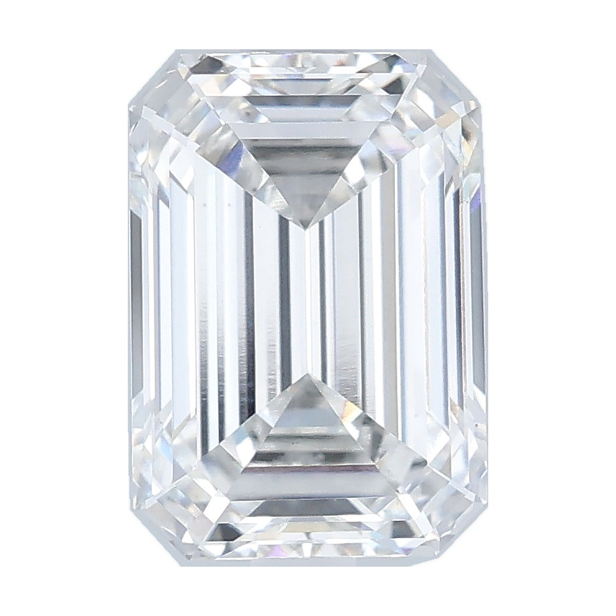 2.52 ct emerald lab-grown diamond, F color, VS1 clarity, IGI certified, still from its 360° video