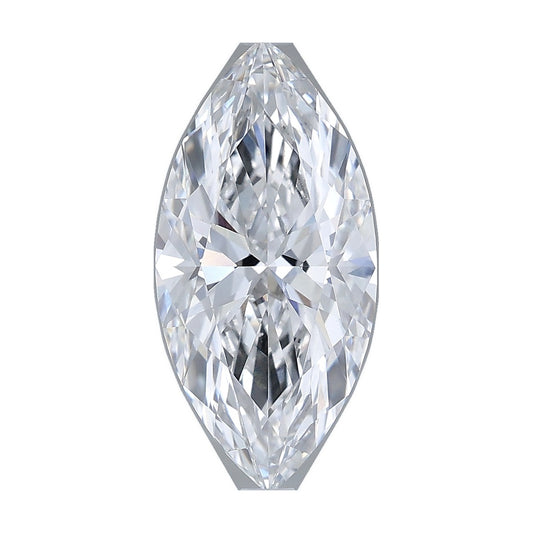 2.52 ct marquise lab-grown diamond, D color, VS1 clarity, IGI certified, still from its 360° video