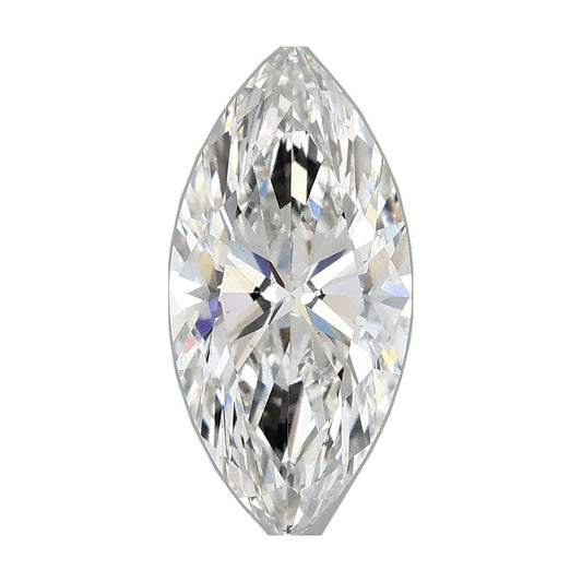2.52 ct marquise lab-grown diamond, F color, VS1 clarity, IGI certified, still from its 360° video