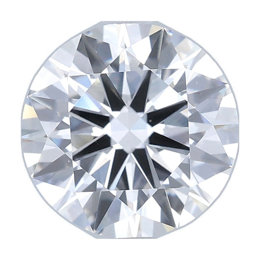 2.52 ct round lab-grown diamond, D color, VVS2 clarity, IGI certified, still from its 360° video