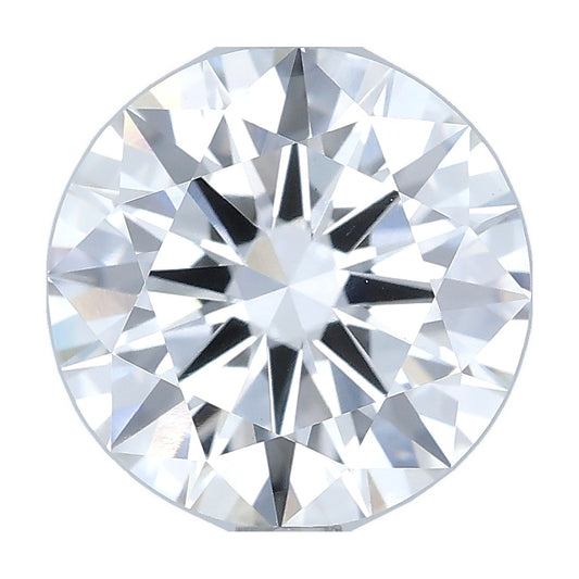 2.52 ct round lab-grown diamond, E color, VVS2 clarity, IGI certified, still from its 360° video