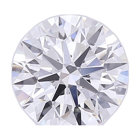 2.52 ct round lab-grown diamond, F color, VVS2 clarity, GIA certified, still from its 360° video