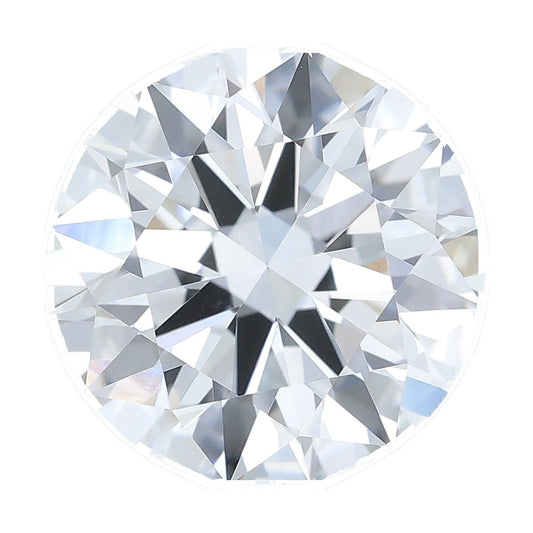 2.52 ct round lab-grown diamond, F color, VVS2 clarity, IGI certified, still from its 360° video