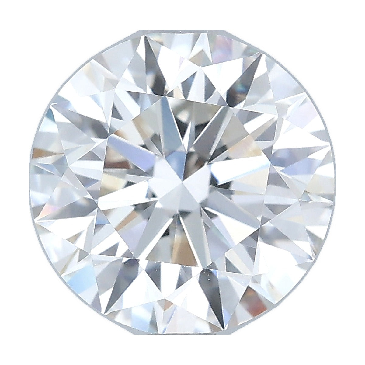 2.52 ct round lab-grown diamond, G color, VVS2 clarity, IGI certified, still from its 360° video